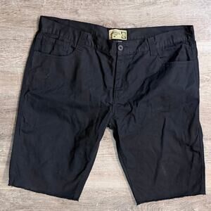 Grindhouse Denim Black Shorts Men’s Size 42 frayed hem skater emo goth Y2K